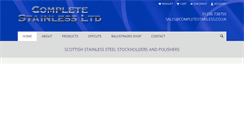 Desktop Screenshot of completestainless.co.uk